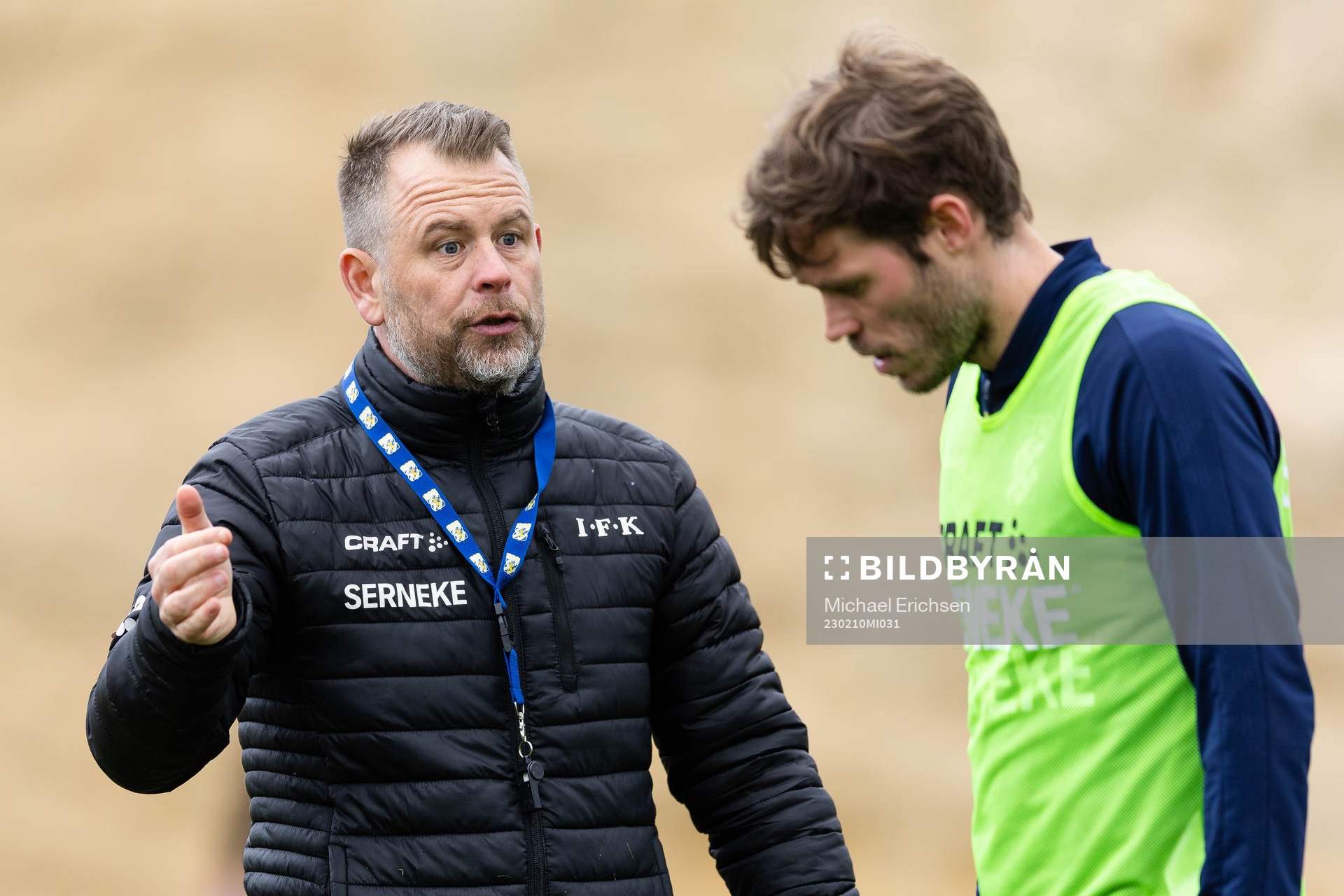 IFK Göteborgs tränare Mikael Stahre och Emil Salomonsson