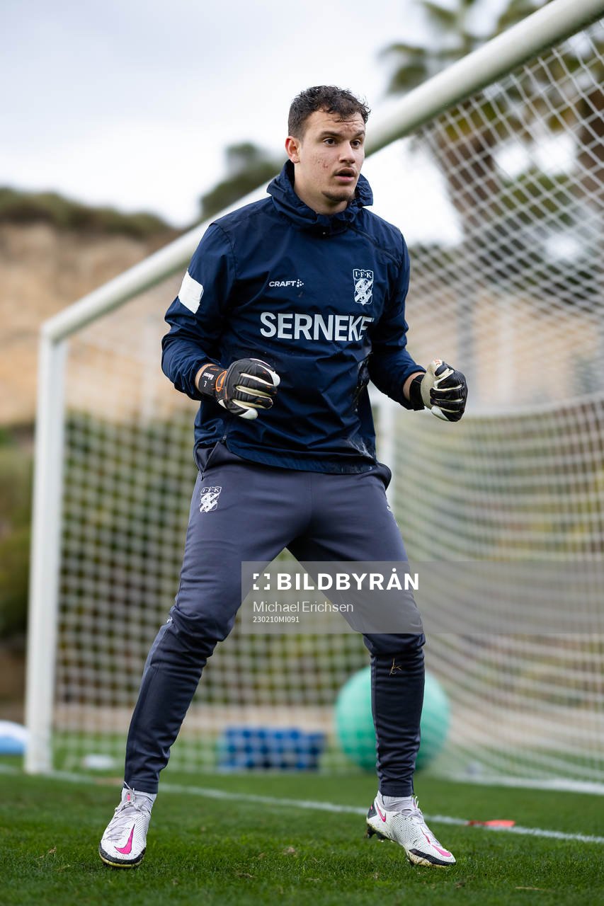 IFK Göteborgs målvakt Elis Bishesari