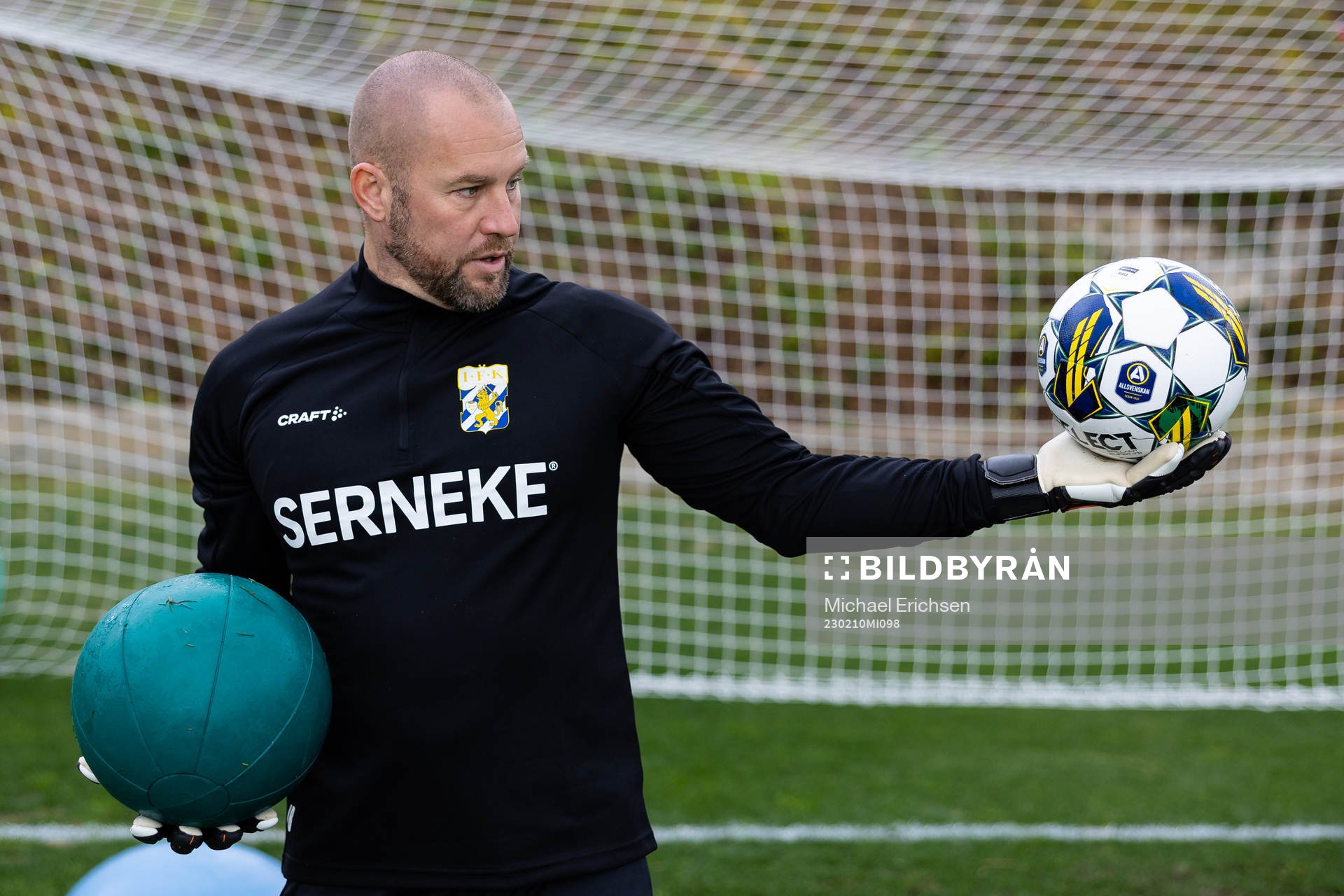 IFK Göteborgs målvaktstränare Lee Baxter