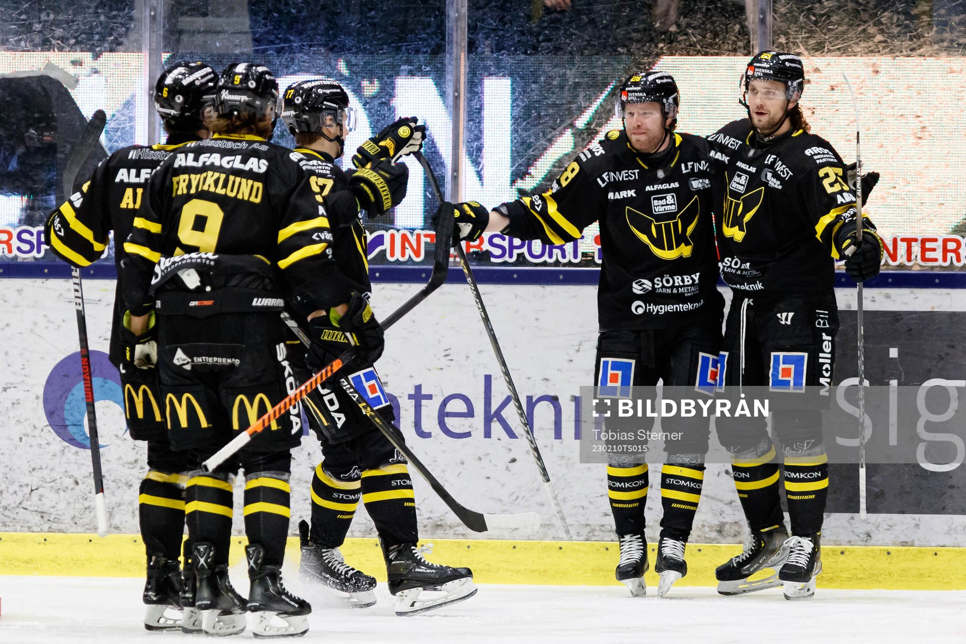 Lukas Zetterberg Västerås jublar