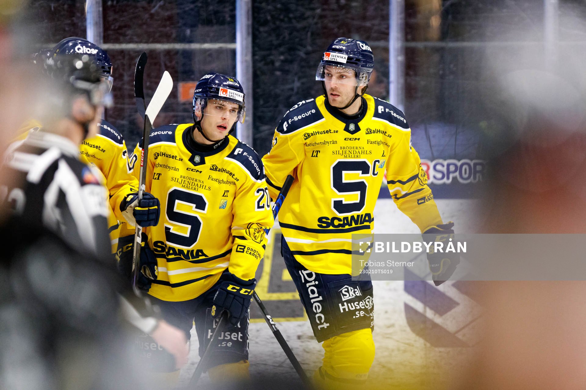 Södertäljes Christopher Liljewall jublar