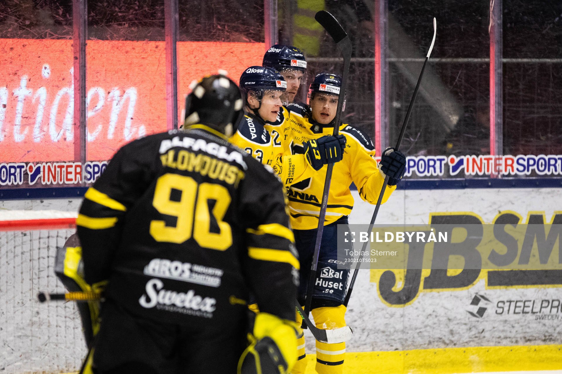 Södertäljes Christopher Liljewall jublar