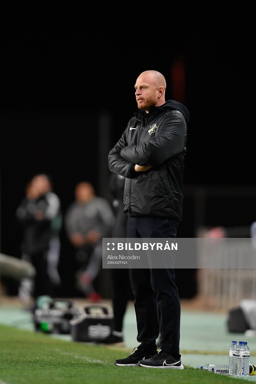 Head coach Andreas Brännström of AIK
