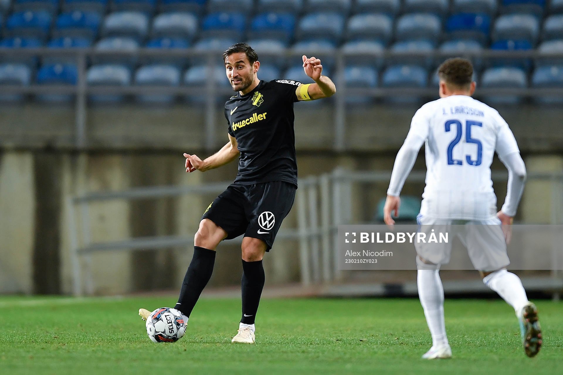Sotirios Papagiannopoulos of AIK during the Friendly match between FC Copenhagen and AIK on February 10, 2023 in Faro. 