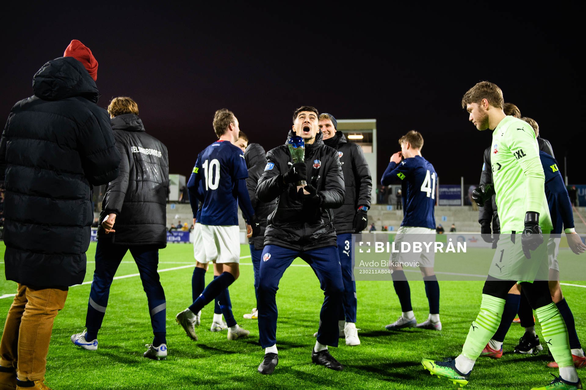 Helsingborgs Amar Muhsin jublar