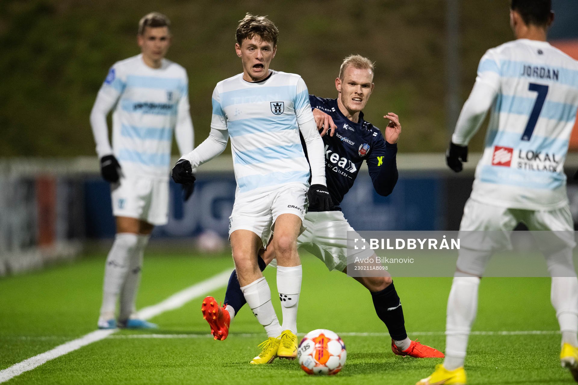 Helsingörs Alexander Lyng och Helsingborgs Philip Rejnhold