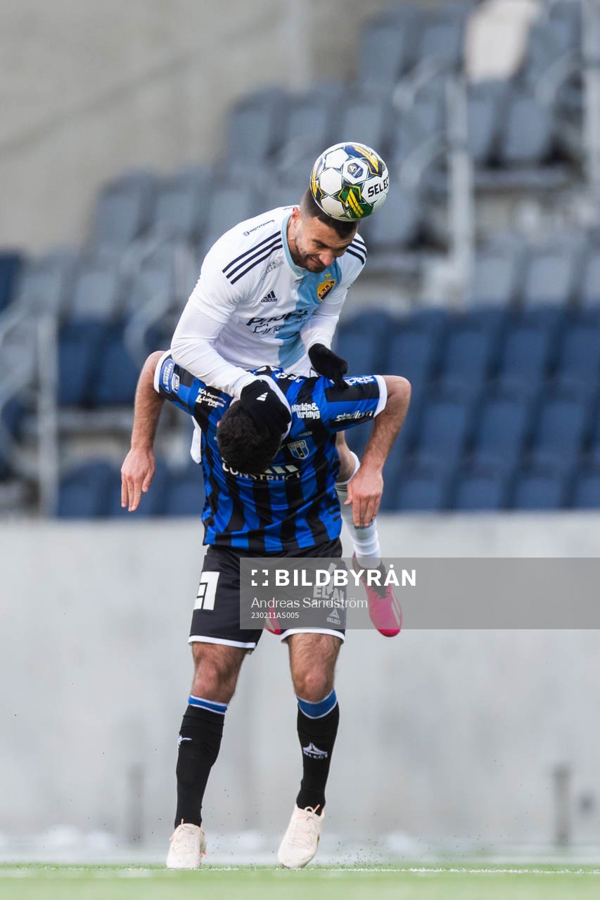Djurgårdens Carlos Moros Gracia och Sirius Tashreeq