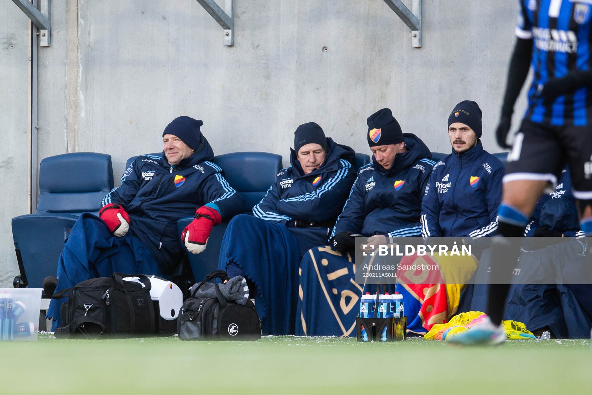 Djurgårdens tränare Thomas Lagerlöf och tränare Kim