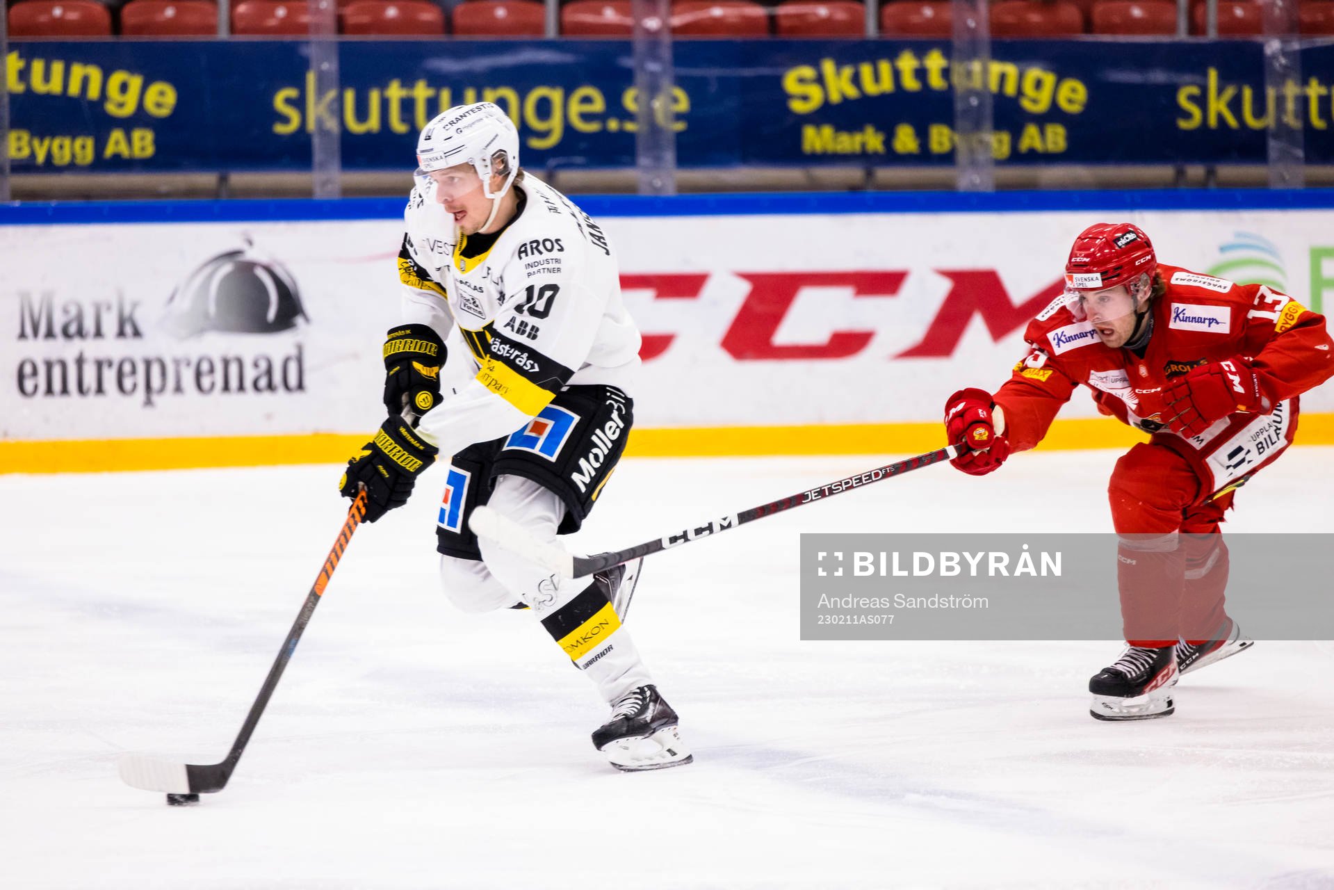 Västerås Jimmie Jansson Lorek jagas av Almtunas Oliver