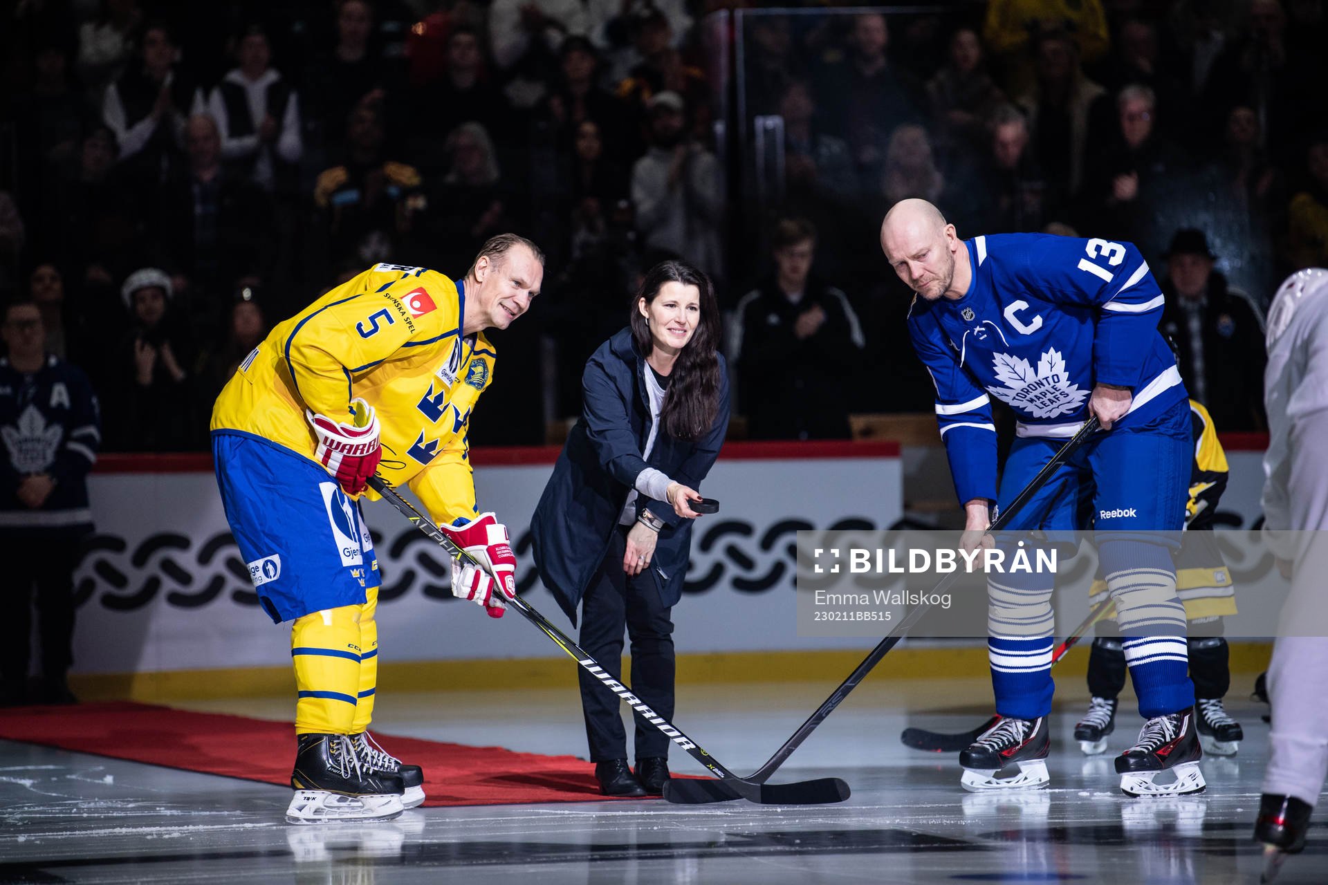 Teresa Salming, Nicklas Lidström och Mats Sundin