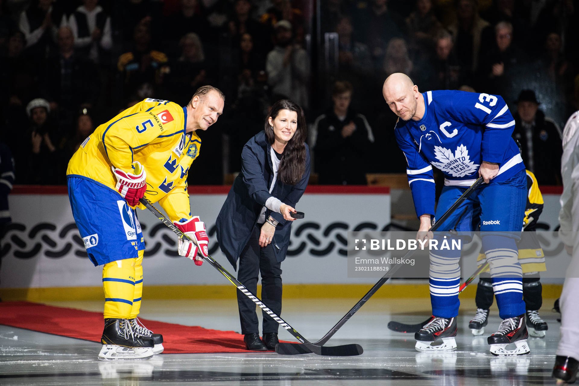 Nicklas Lidström, Teresa Salming och Mats Sundin