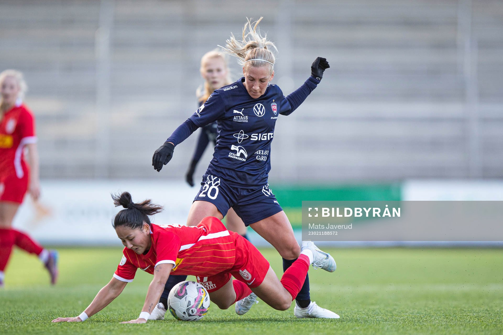 Nordsjällands Simone Andersen  och Rosengårds Mia Persson