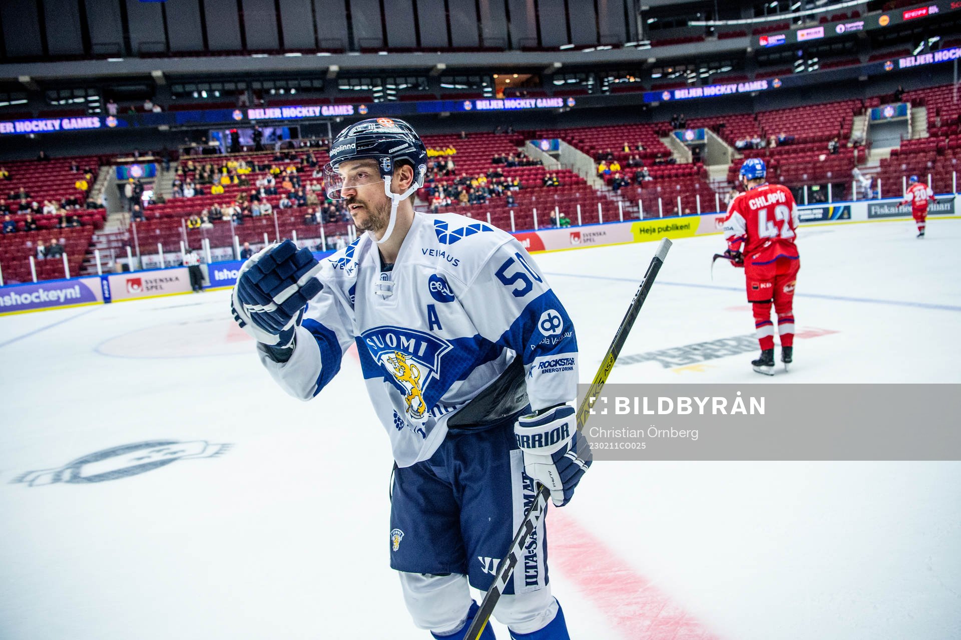 Juhamatti Aaltonen of Finland celebrates