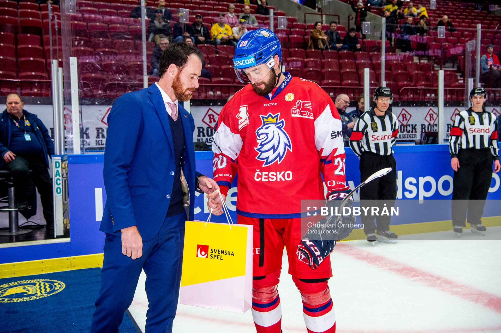 Hynek Zohorna of Czechia awarded player of the game