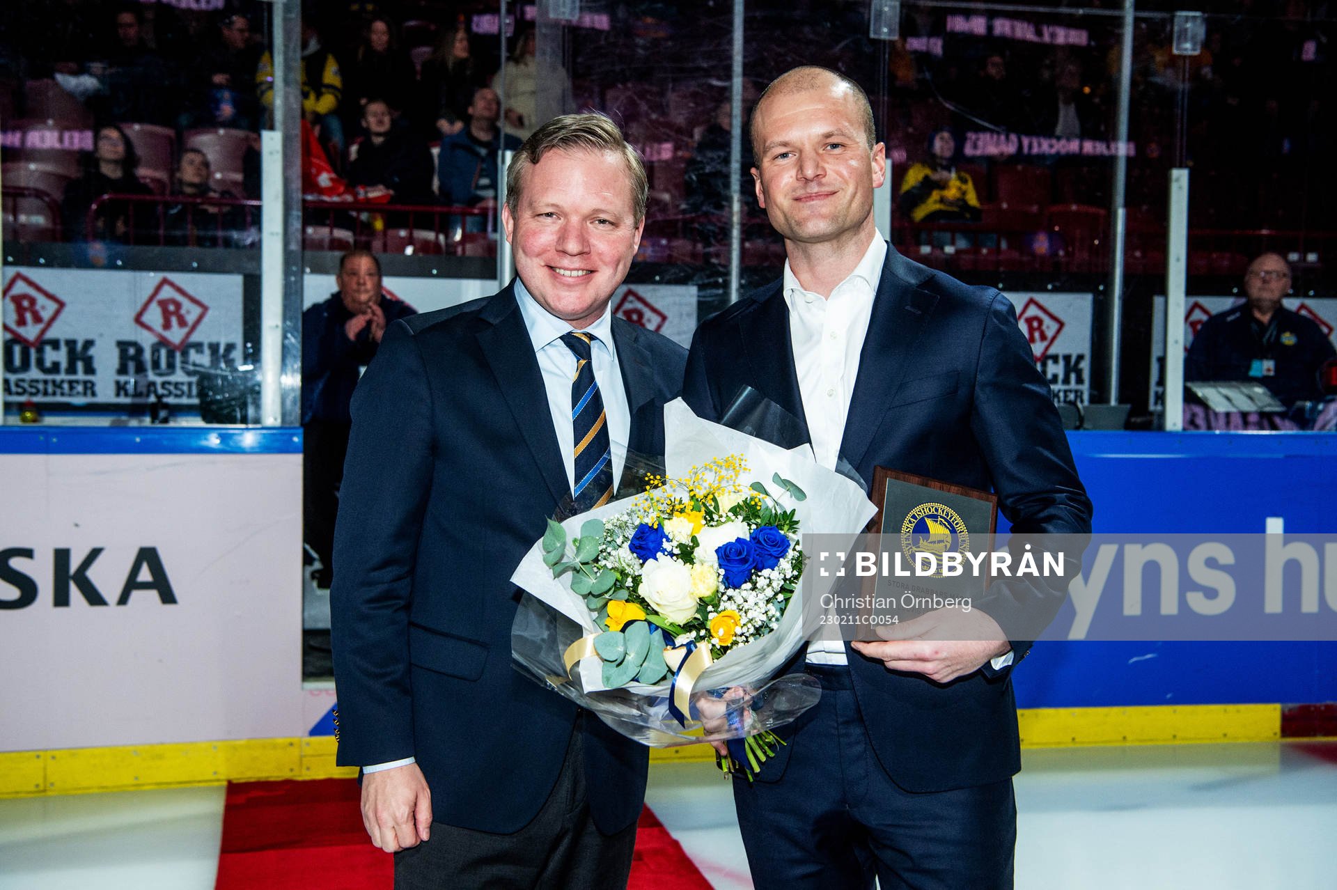 Anders Larsson, President Svenska ishockeyförbundet hand