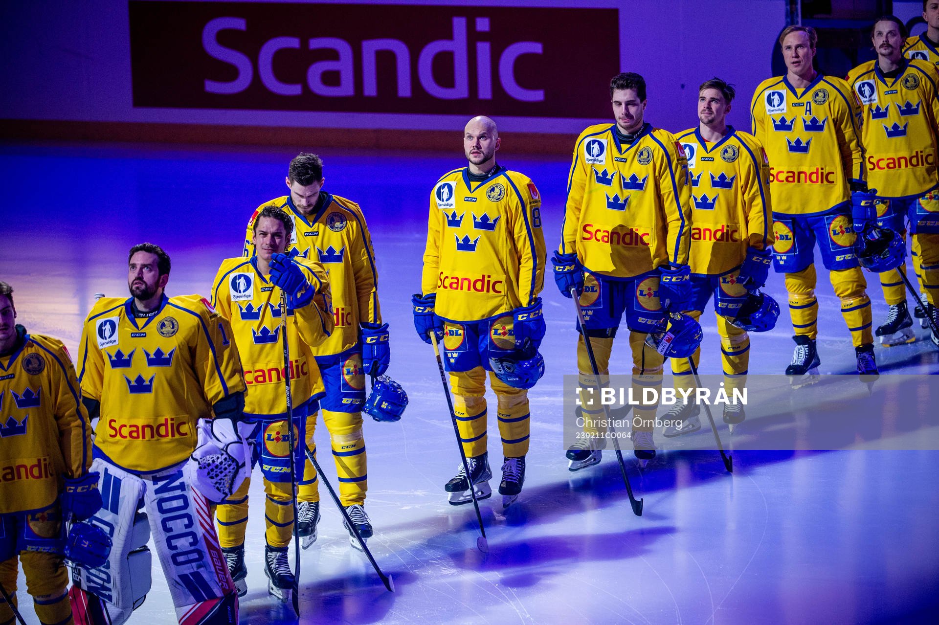 Swedish team line up