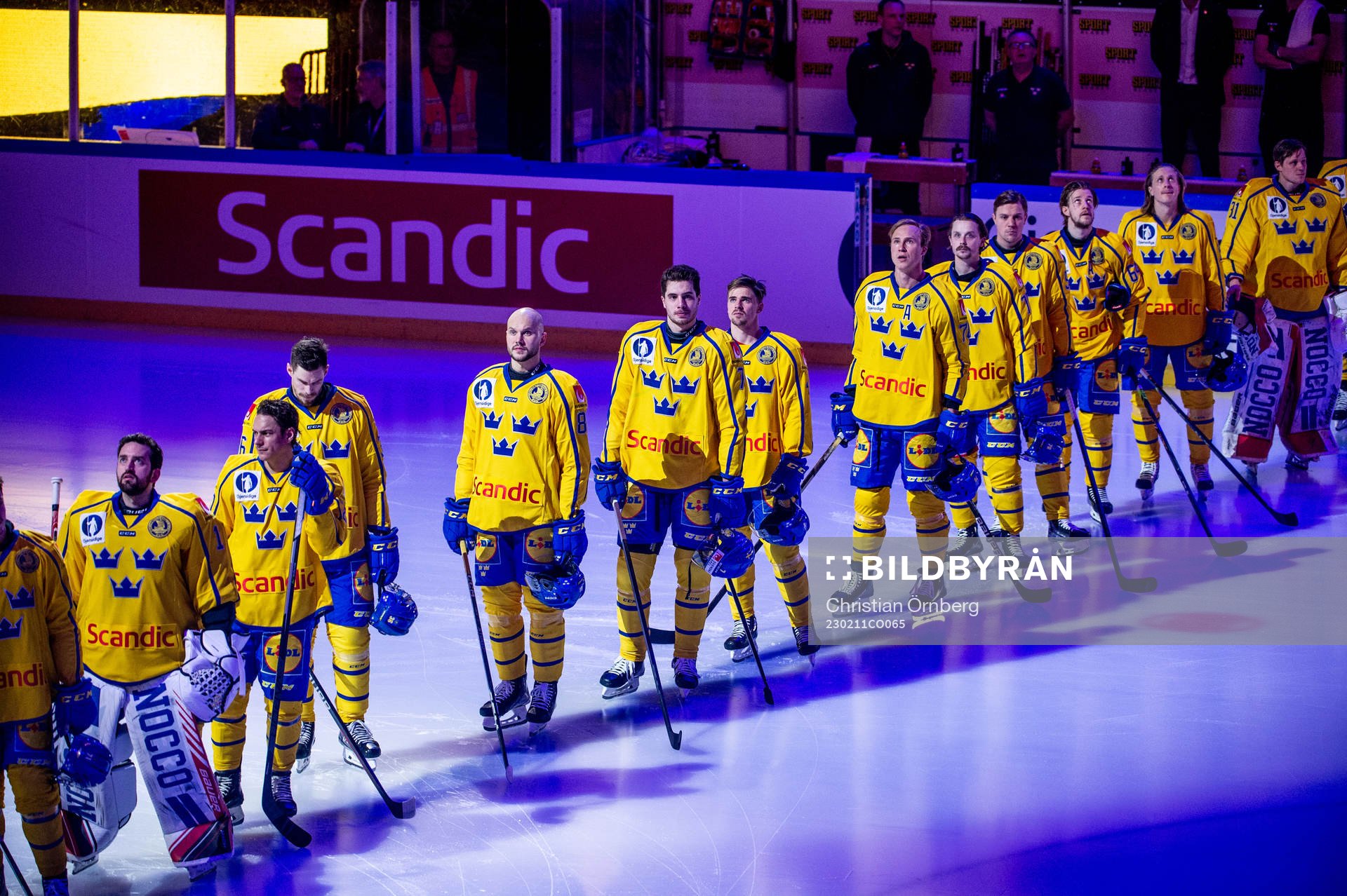 Swedish team line up