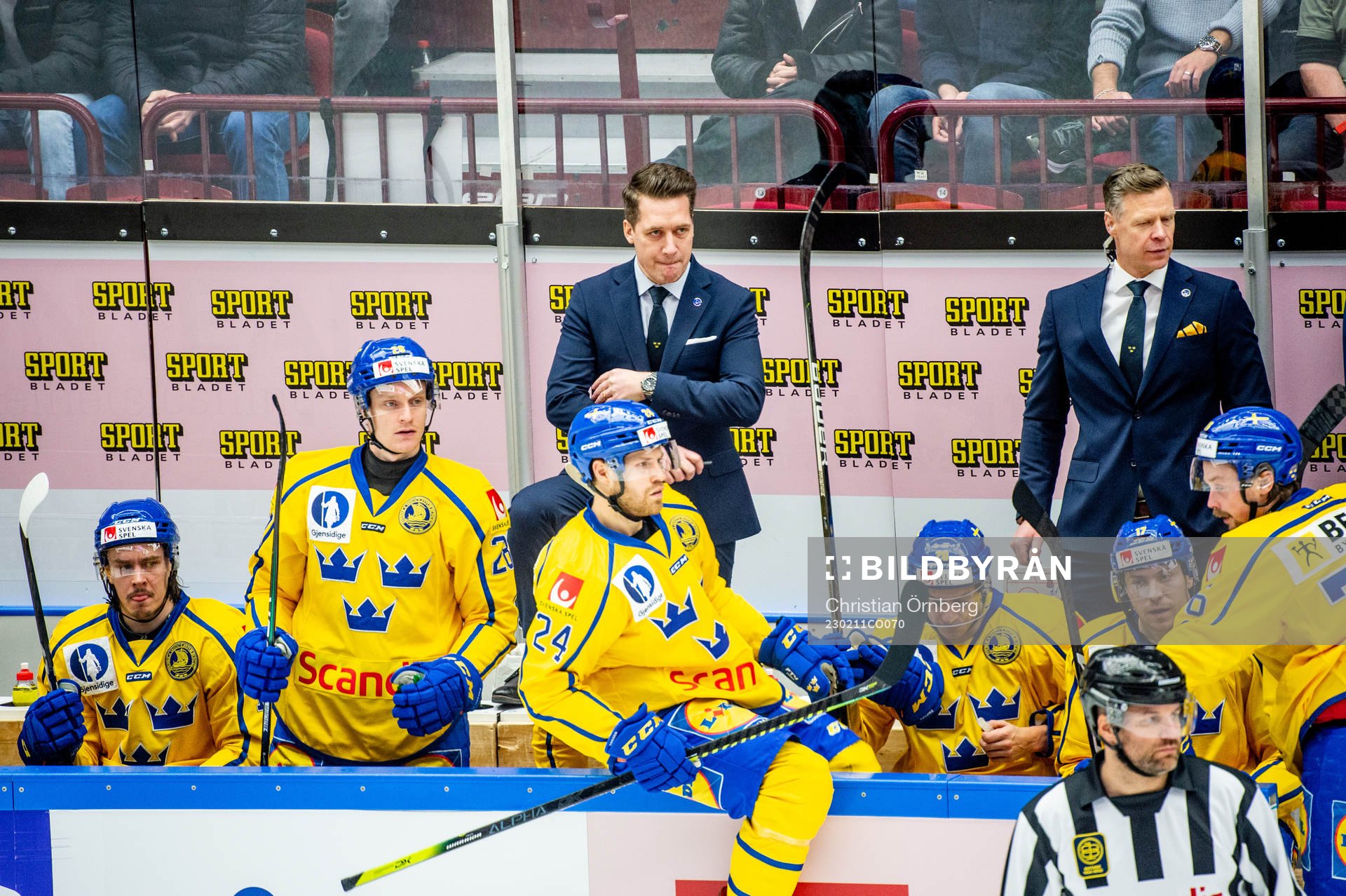 Head coach Sam Hallam and assistant coach Nicklas Rahm