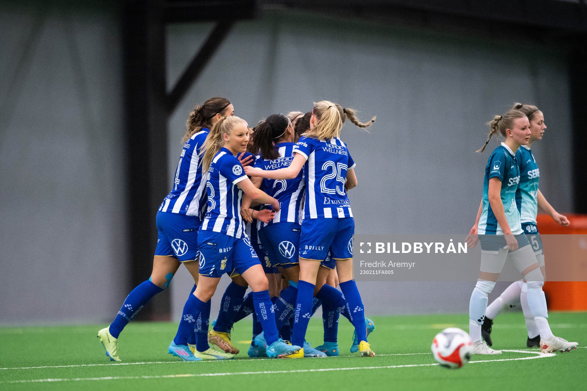 IFK Göteborgs spelare jublar