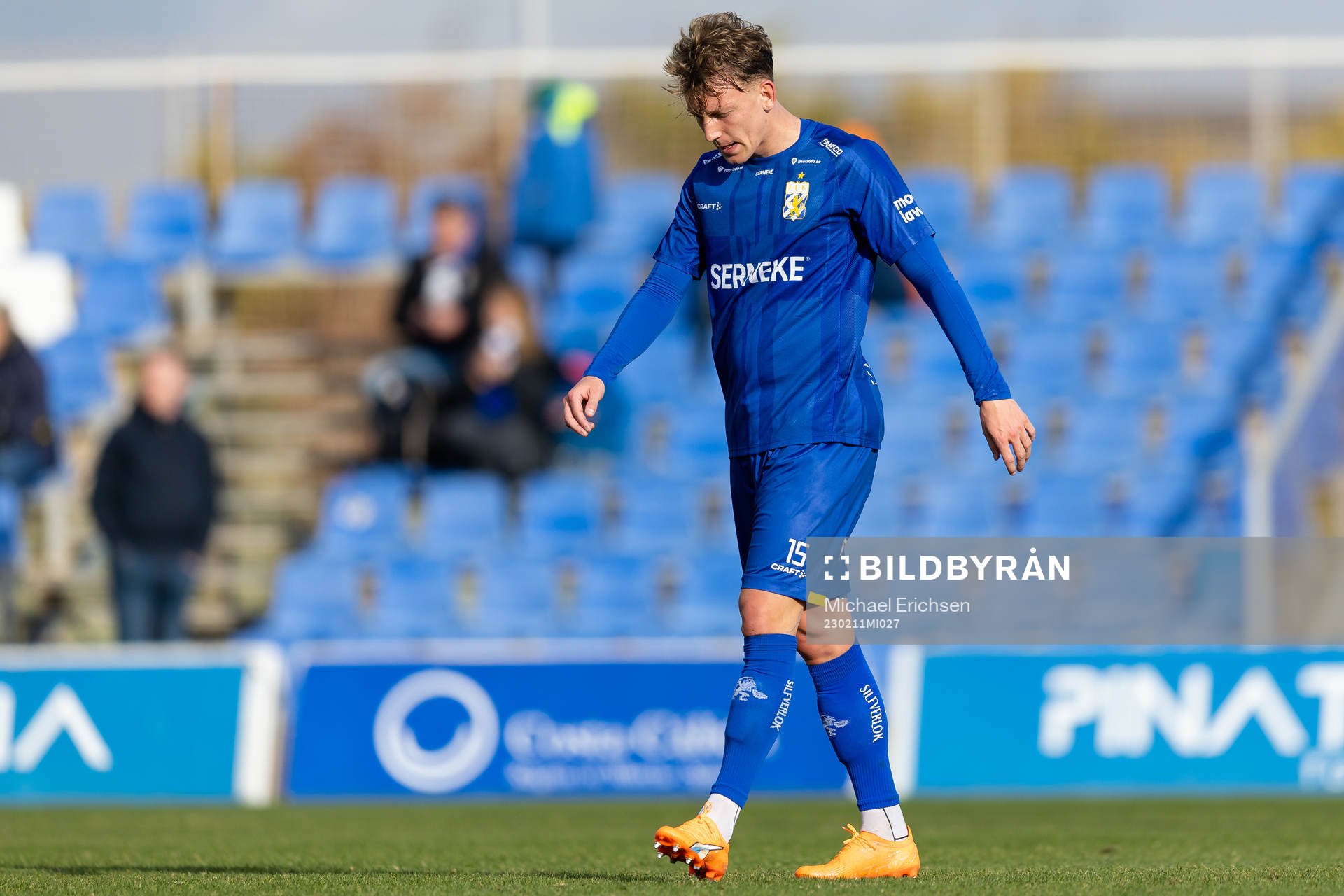 IFK Göteborgs Sebastian Hausner deppar i halvtid av