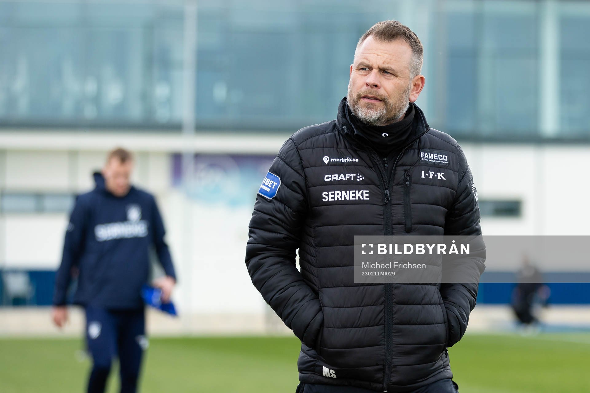 IFK Göteborgs tränare Mikael Stahre innan