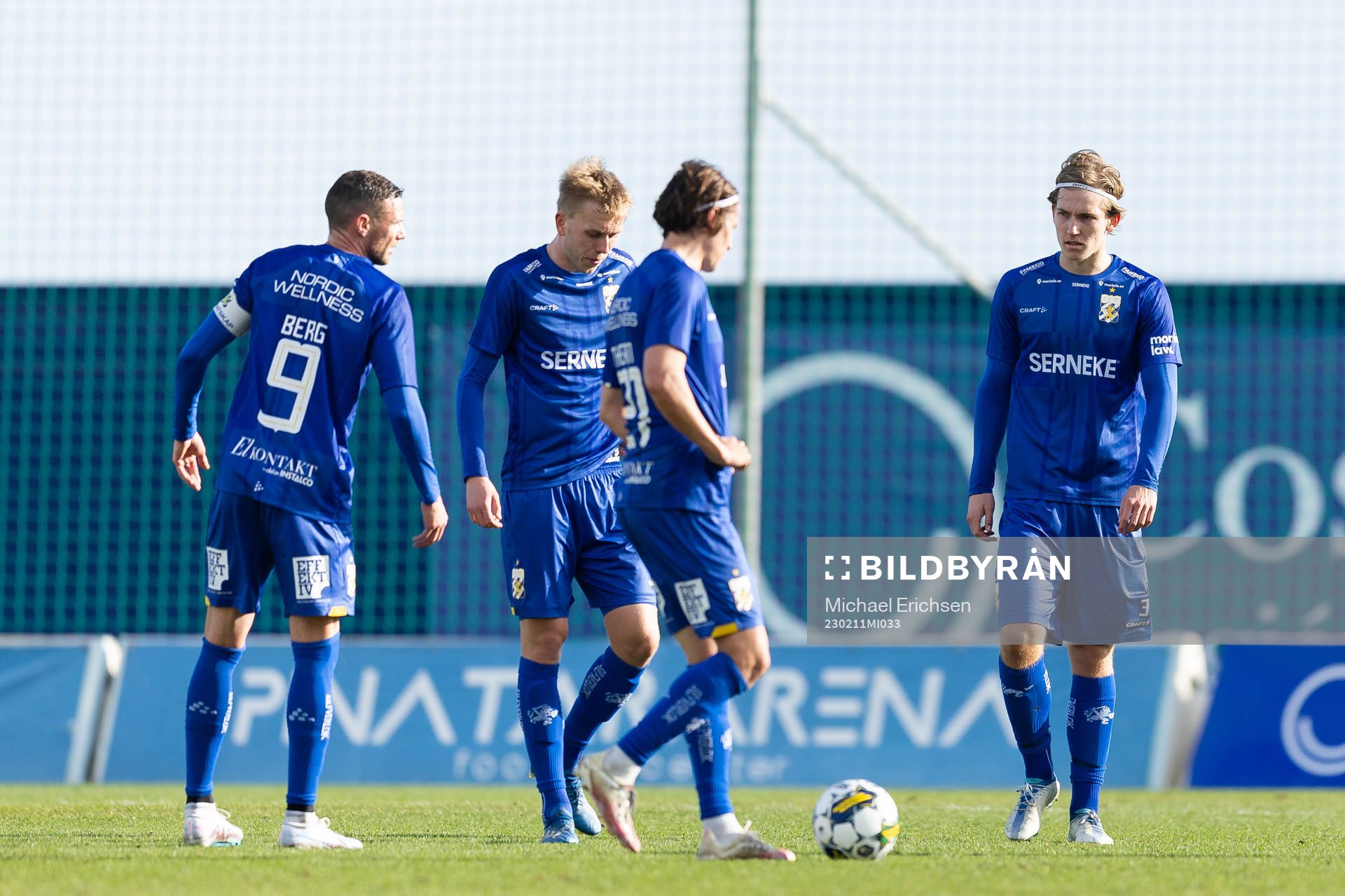 IFK Göteborgs Marcus Berg, Elias Hagen, Simon Thern och