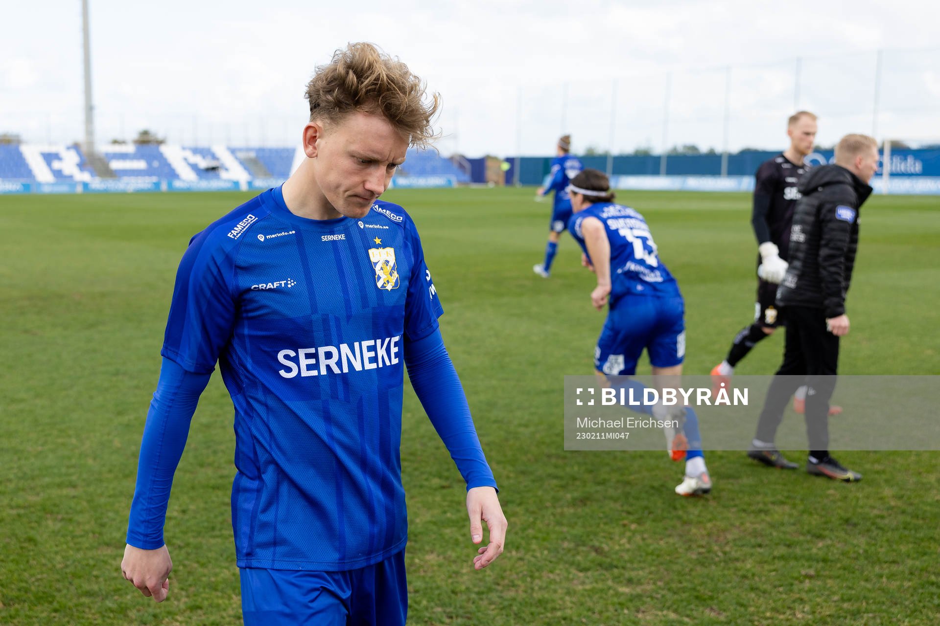 IFK Göteborgs Sebastian Hausner innan  träningsmatchen i