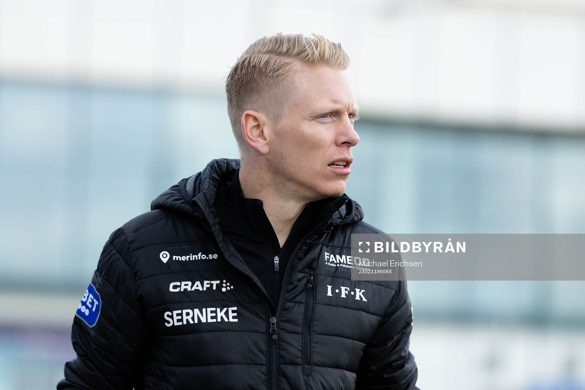 IFK Göteborgs fystränare Kalle Olsson innan