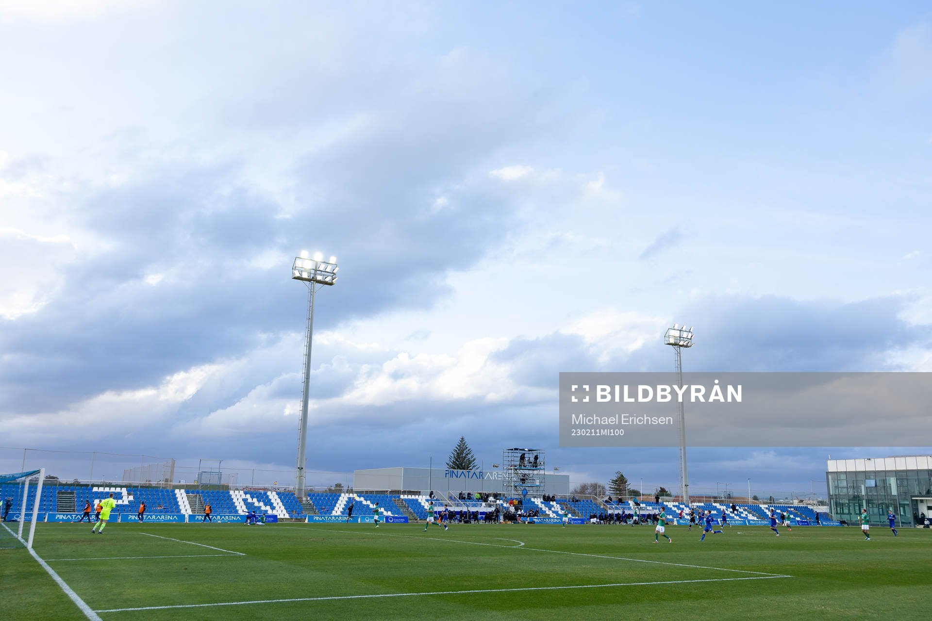 Pinatar Arena under träningsmatchen i fotboll mellan IFK Göteborg och Viborg den 11 februari 2023 i San Pedro del Pinatar. 
