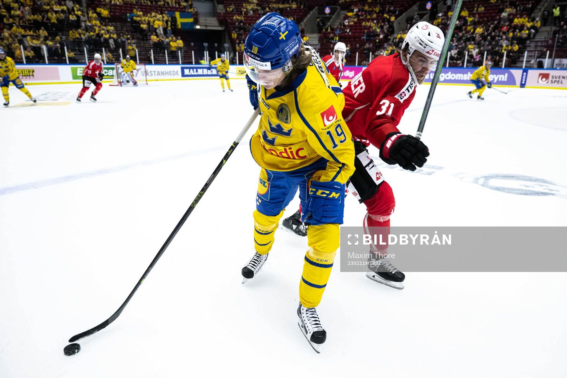 Marcus Sörensen of Sweden and Luca Hischier of Switzerland