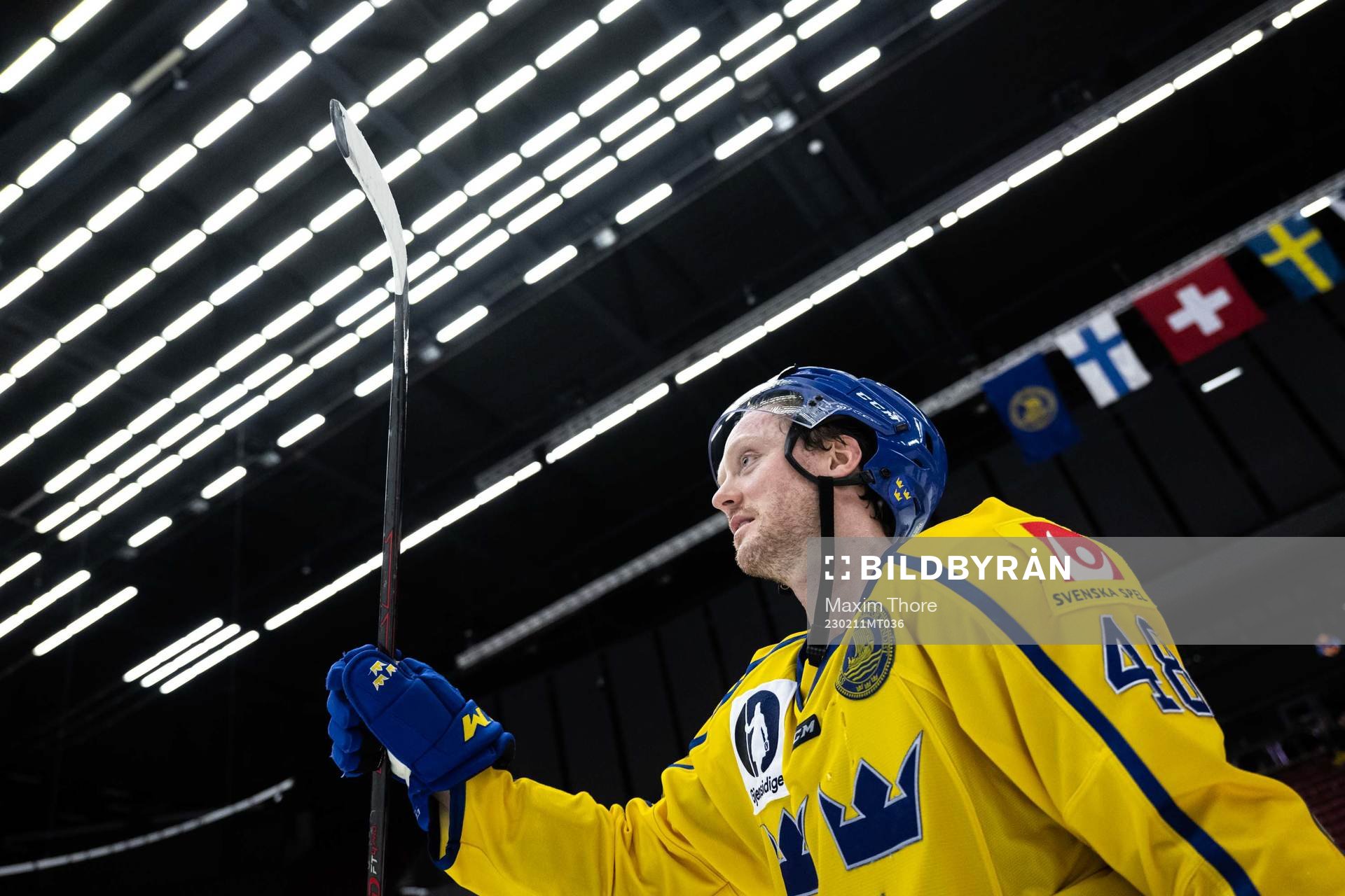 Carl Klingberg of Sweden celebrates