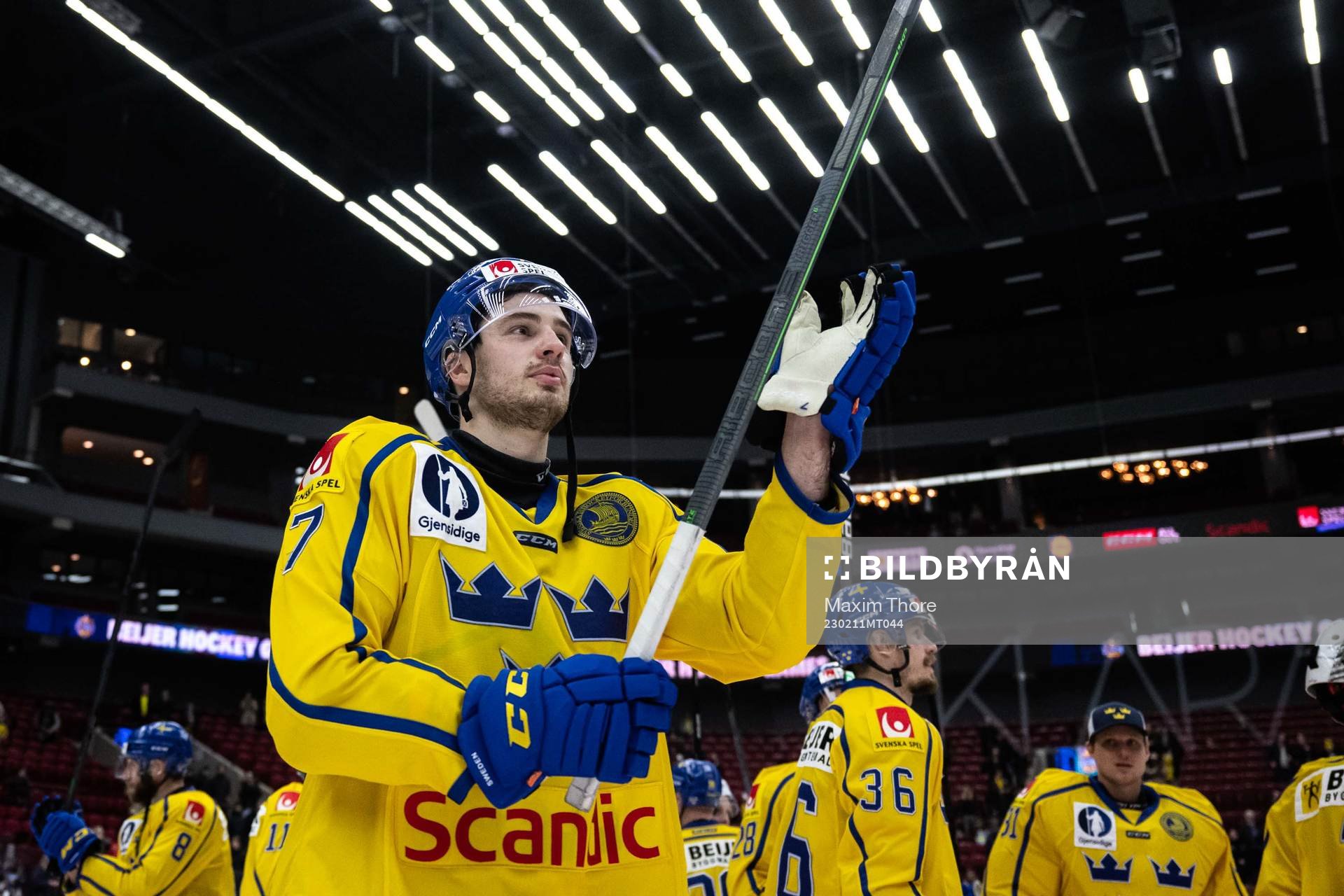Hardy Häman Aktell of Sweden celebrates