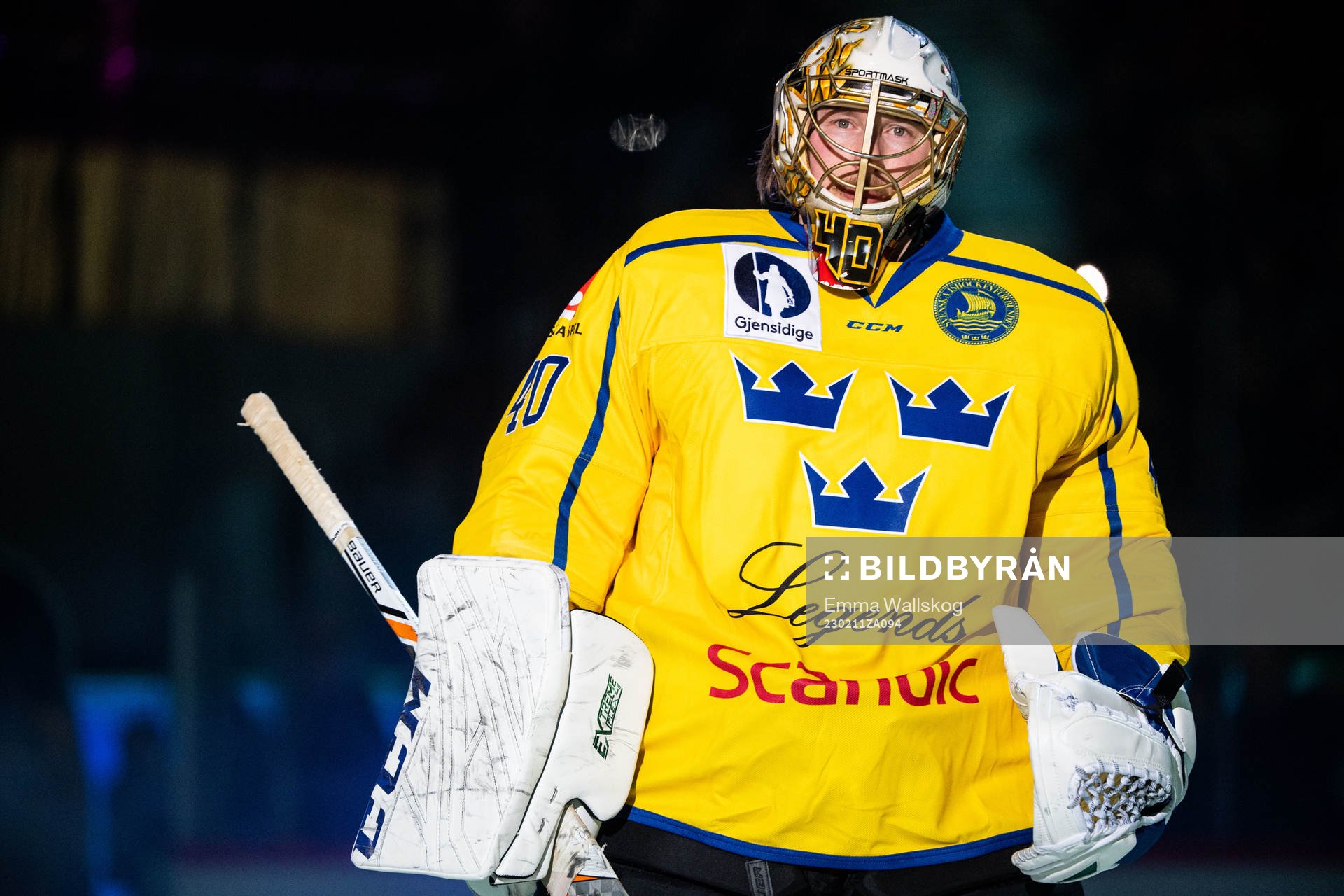 Tre kronor legends målvakt Johan Holmqvist