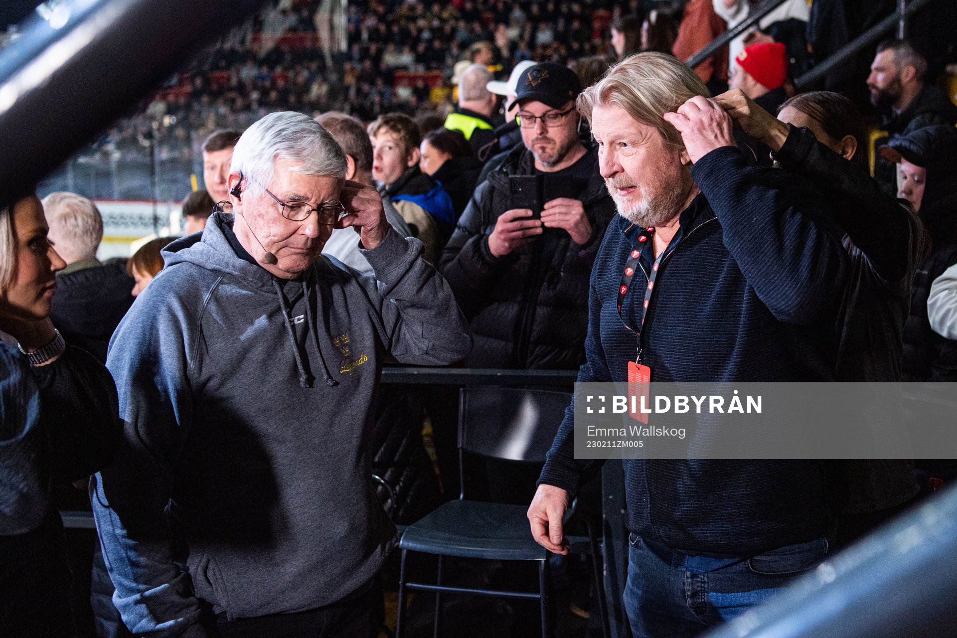Stig Salming och Rolf Lassgård
