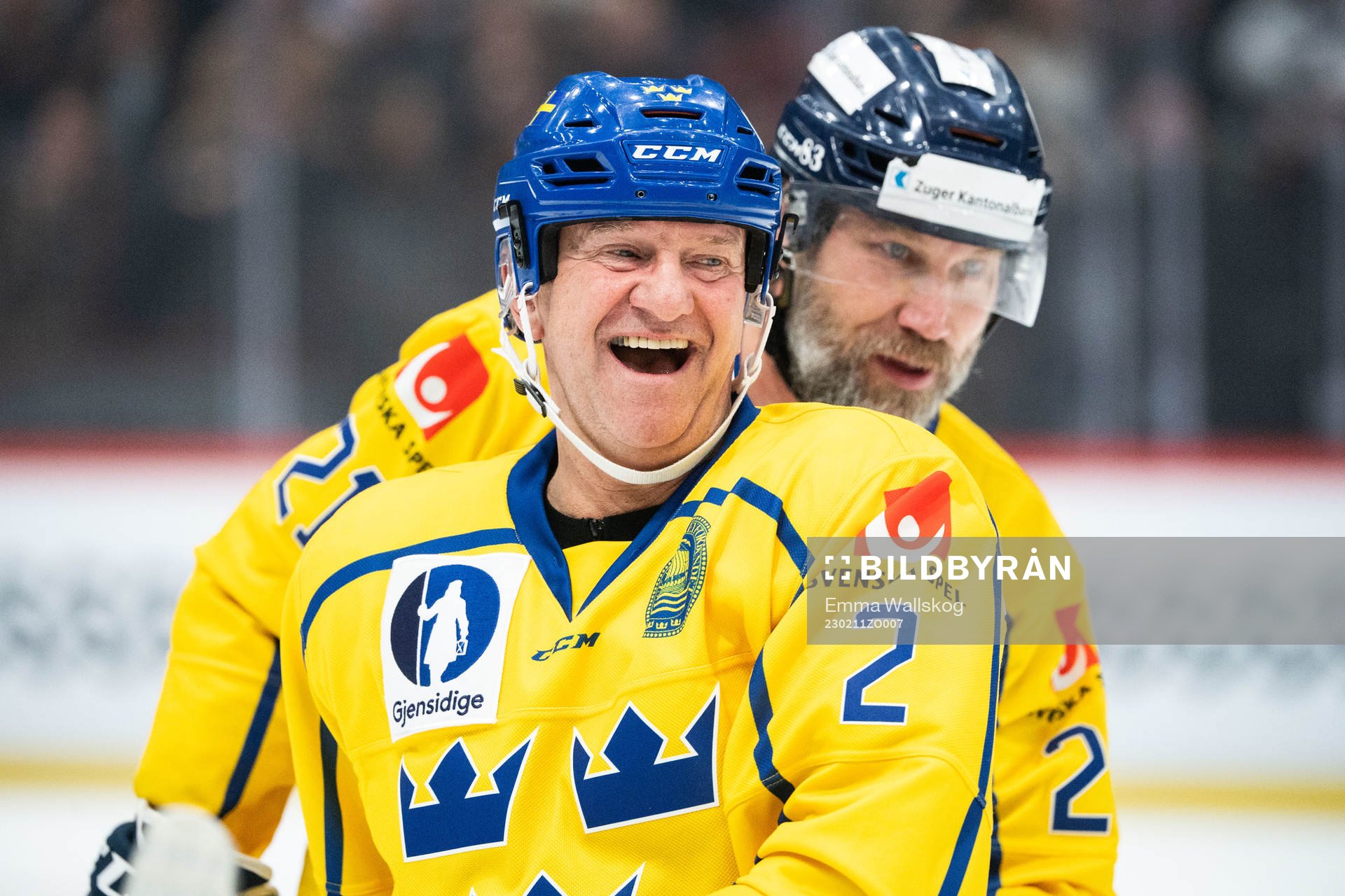 Tre kronor legends Tomas Jonsson och. Peter Forsberg