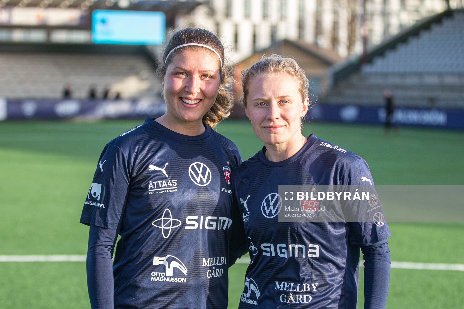 Rosengårds Loreta Kullashi och Emilia Larsson