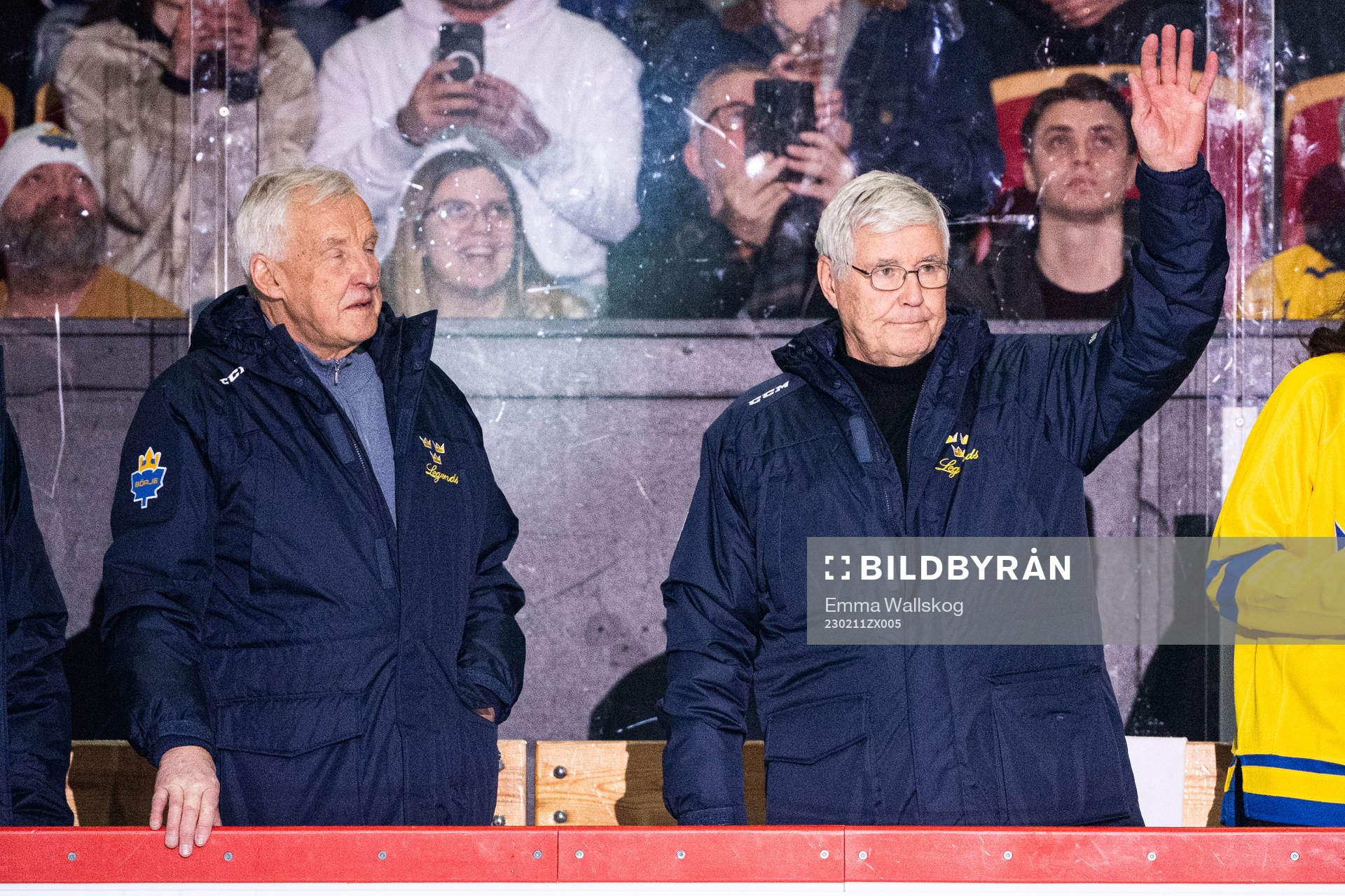 i230211 Tre kronor legends coach Curre Lundmark och Stig