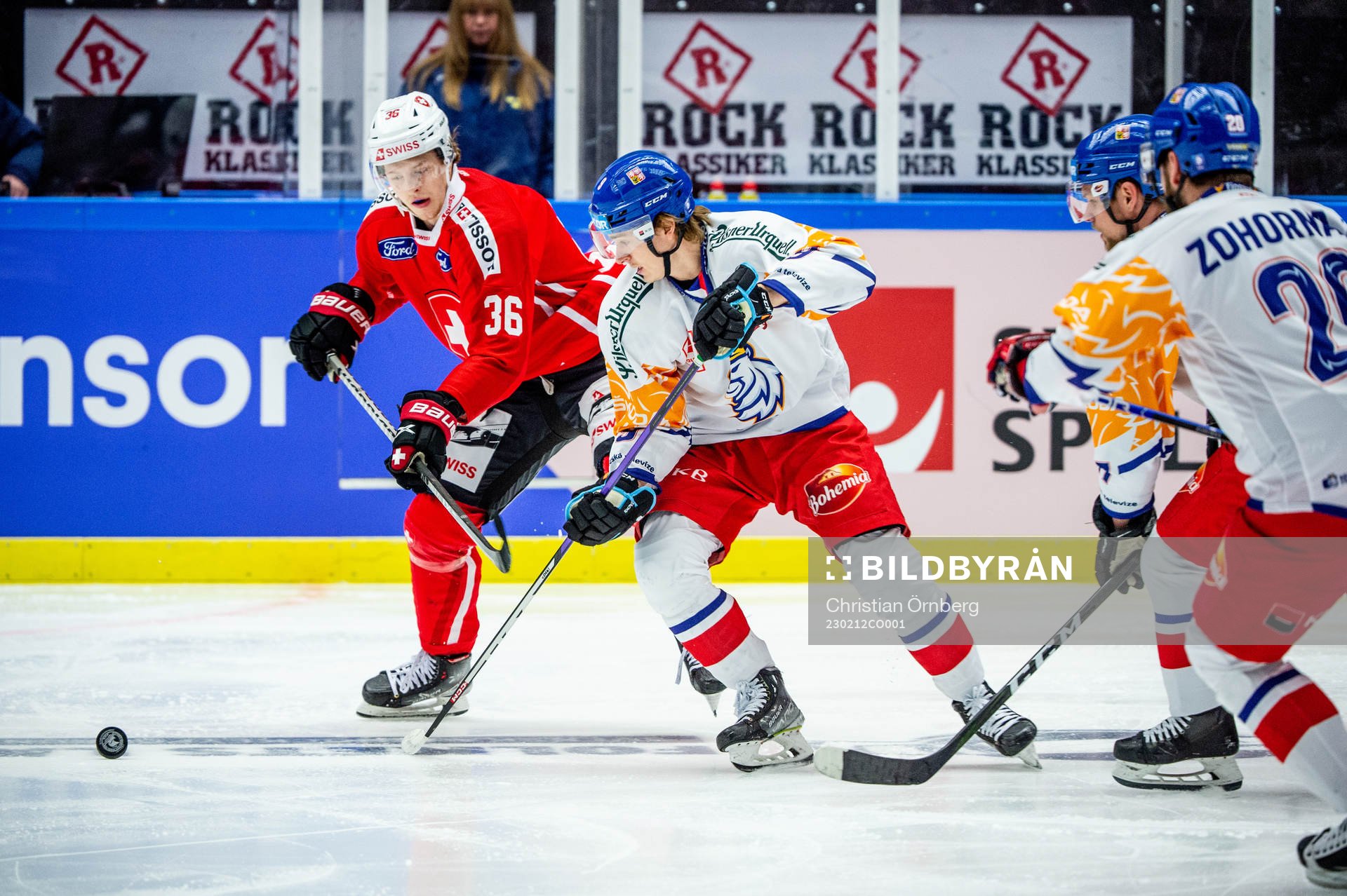 Simon Knak of Switzerland and Jasek, Lukas Jasek of Czech