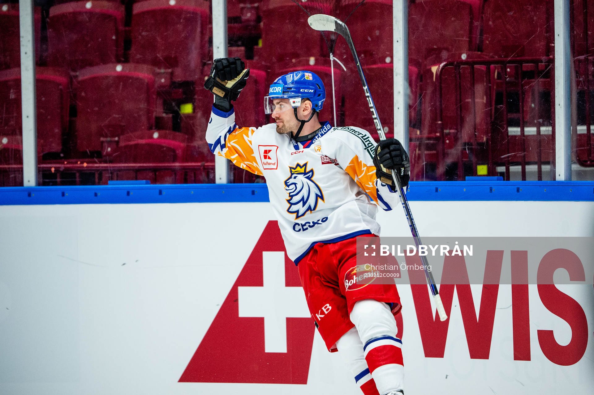 Jakub Flek of Czech Republic celebrates