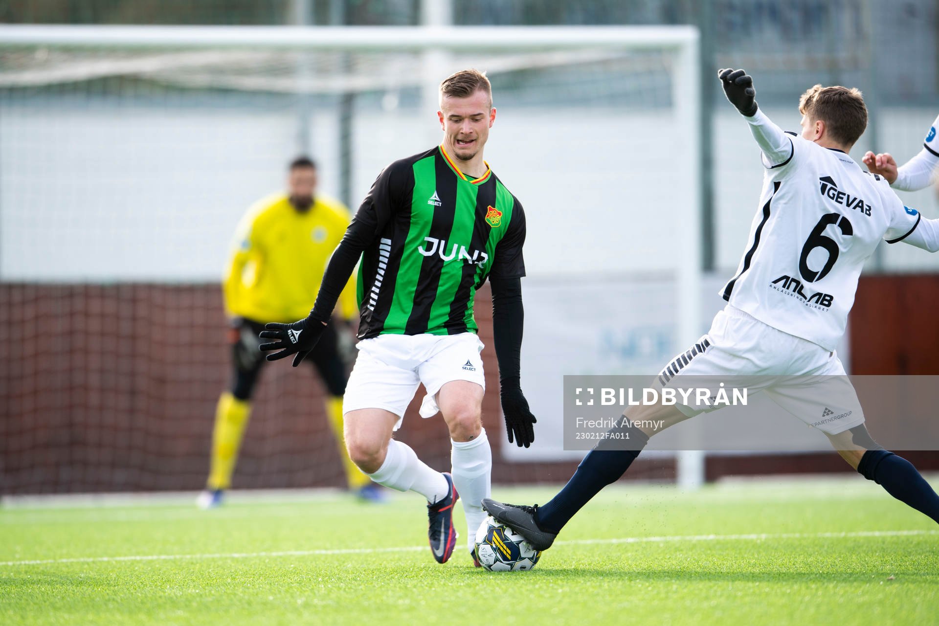 GAIS Alexander Ahl Holmström  och Utsiktens Erik Westermark