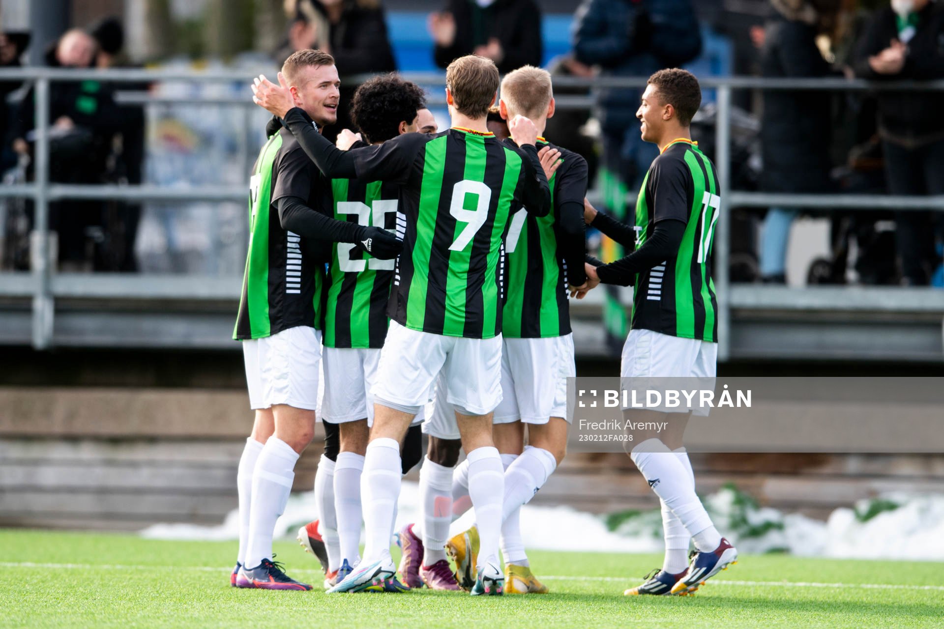 GAIS Alexander Ahl Holmström , målskytt Mervan Celik,