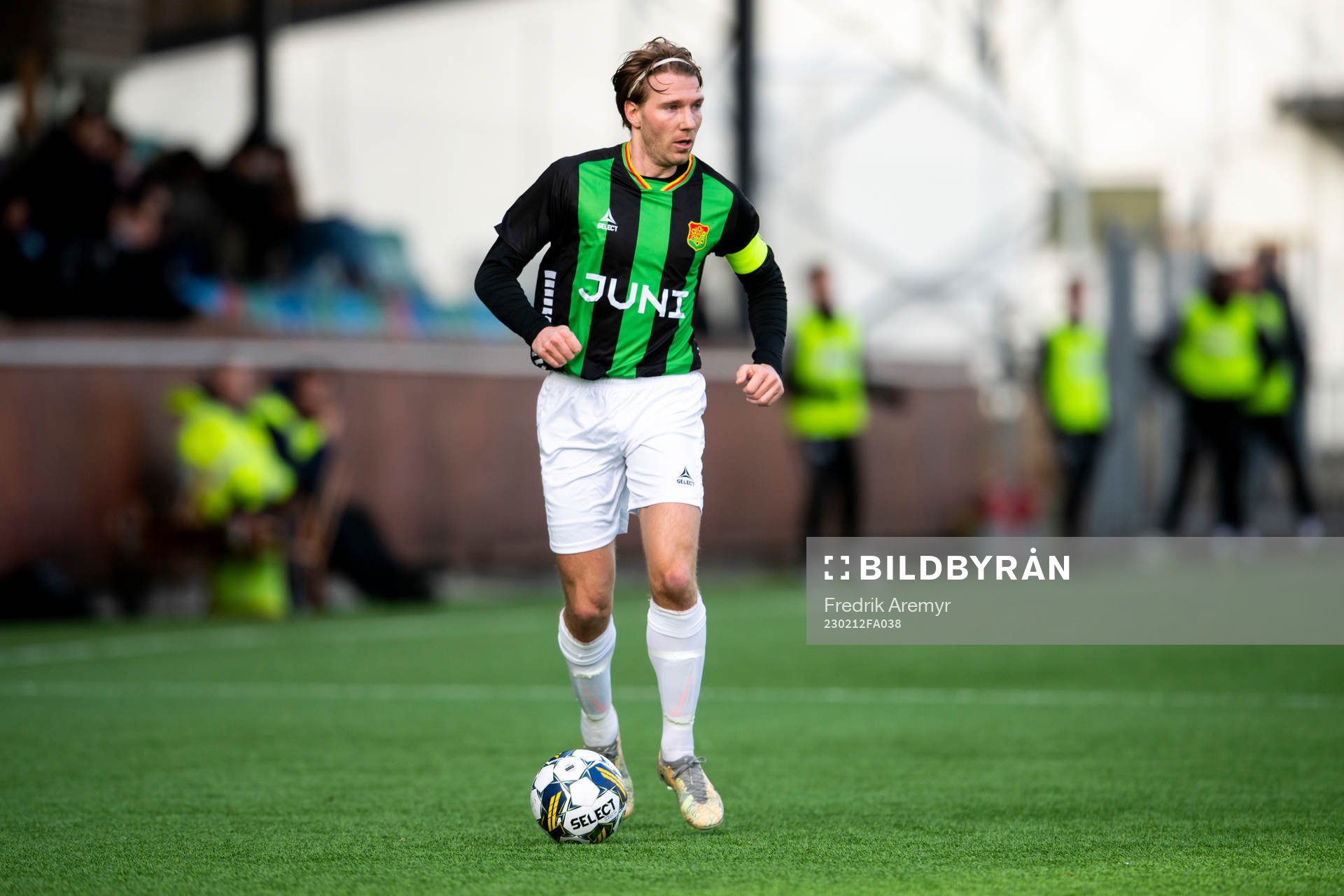 GAIS August Wängberg under träningsmatchen mellan GAIS och Utsikten den 12 februari 2023 i Göteborg. 