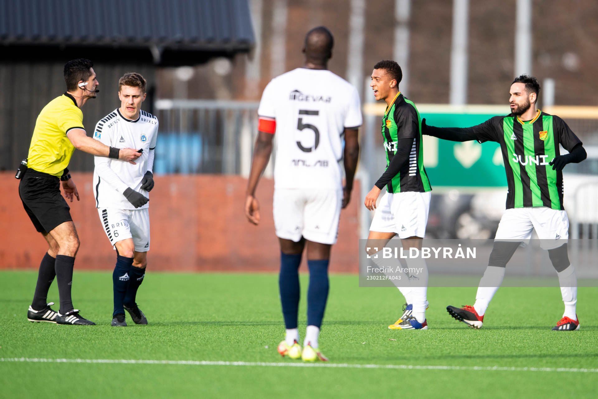 Domare Fikret Buqa , Utsiktens Erik Westermark , GAIS Nuha