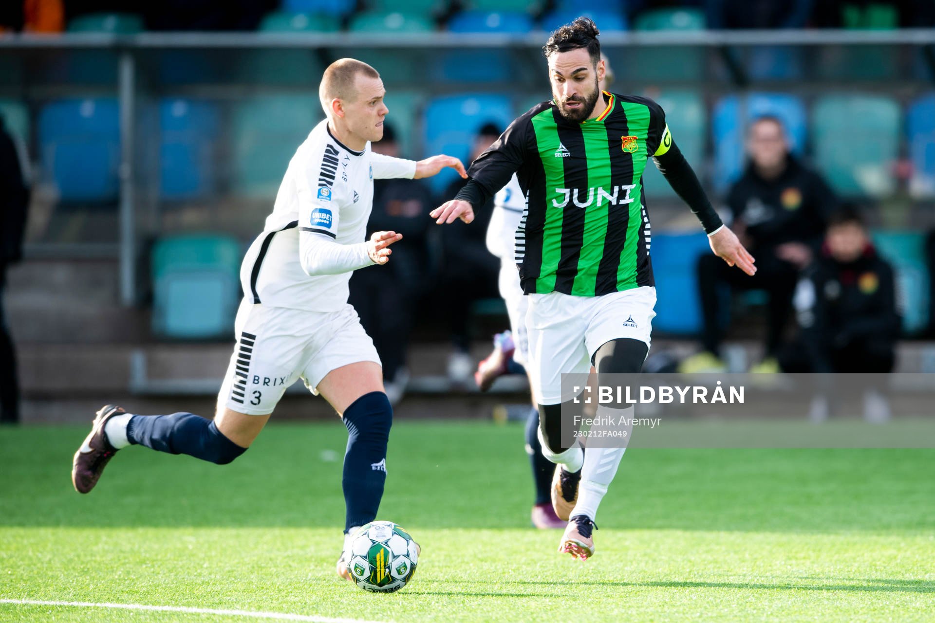 Utsiktens Jesper Brandt  och GAIS Mervan Celik