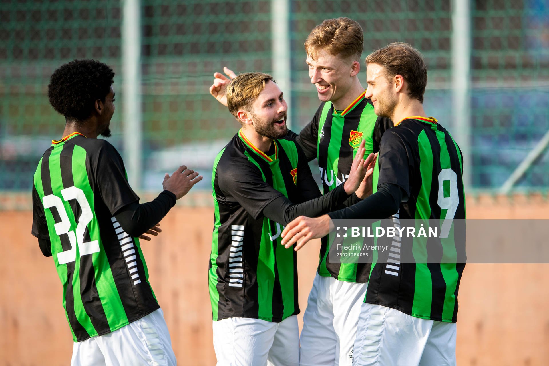 GAIS Harun Ibrahim , Axel Noren , målskytten Filip Beckman
