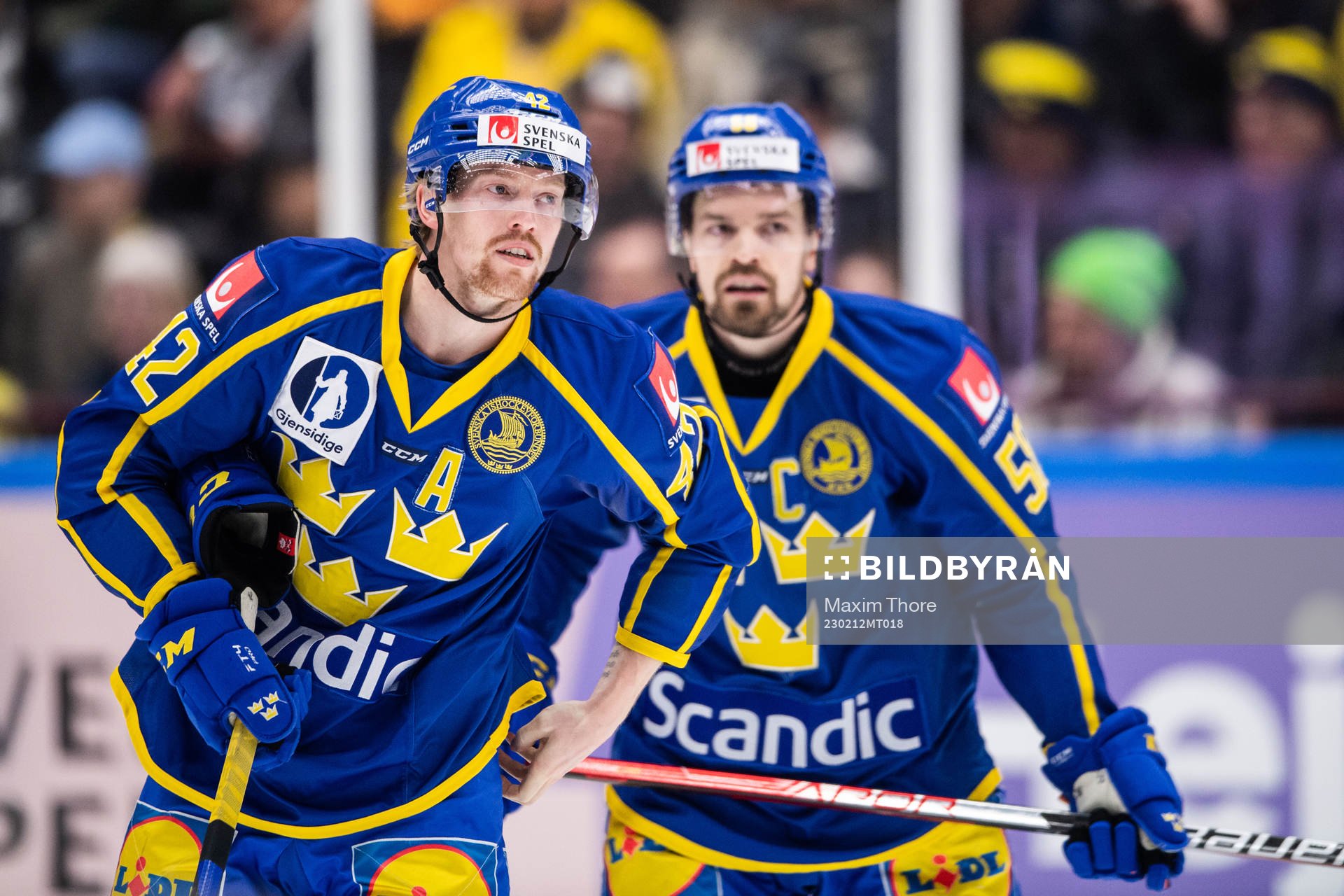 Joakim Nordström of Sweden and Anton Lander of Sweden