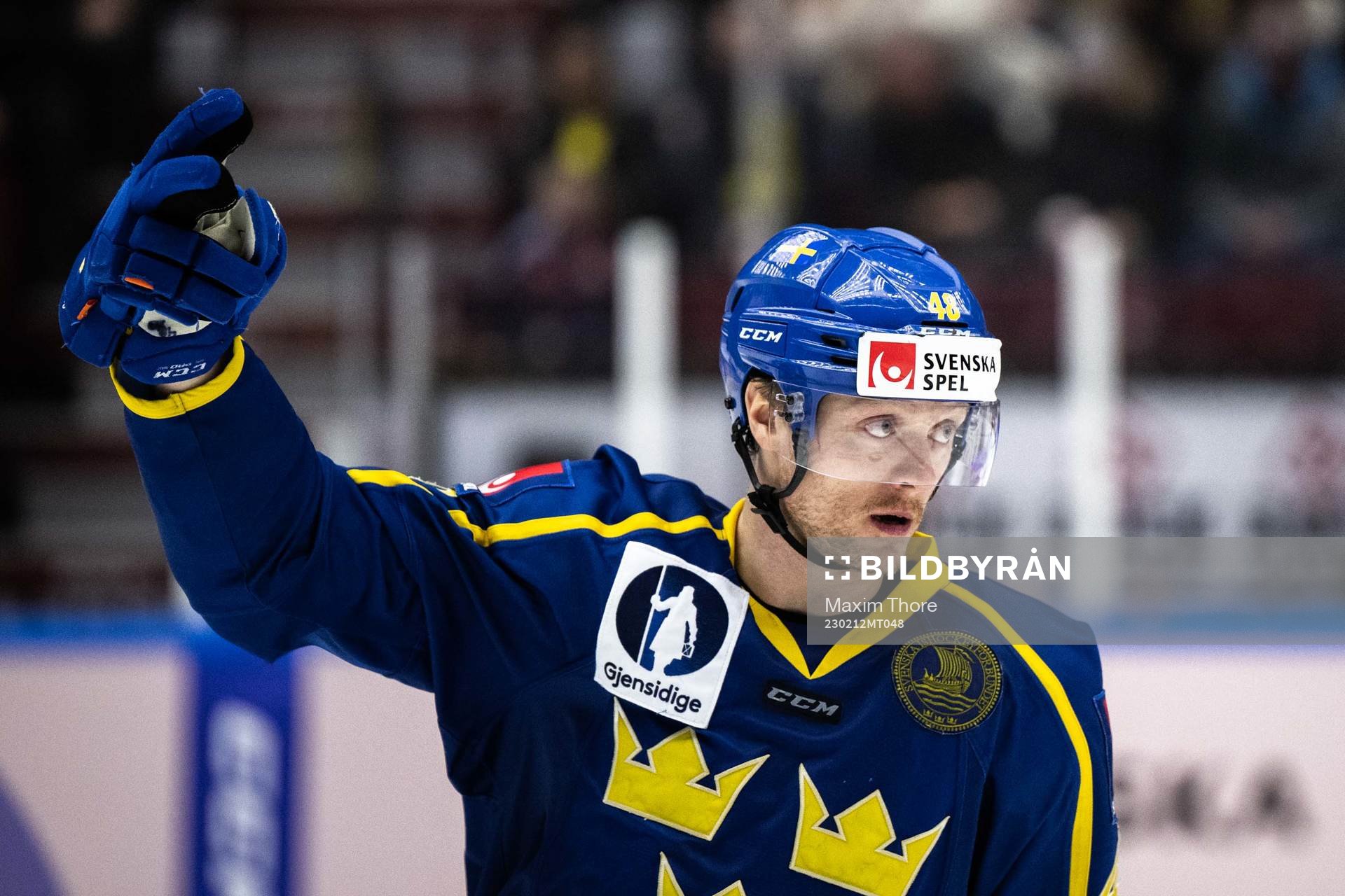 Carl Klingberg of Sweden