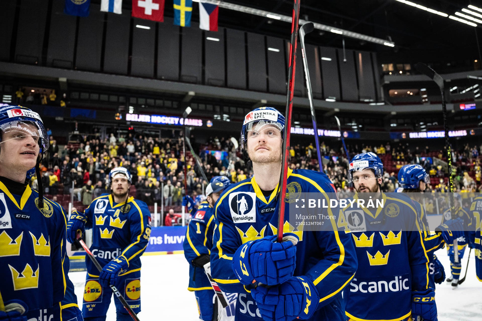 Carl Klingberg of Sweden celebrates