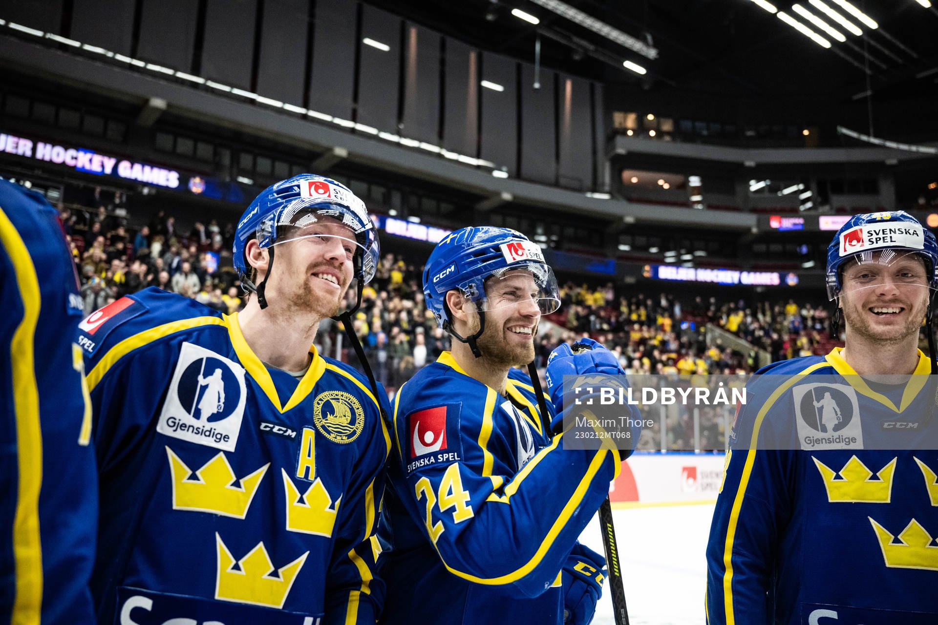 Joakim Nordström, Oscar Lindberg and Carl Klingberg of