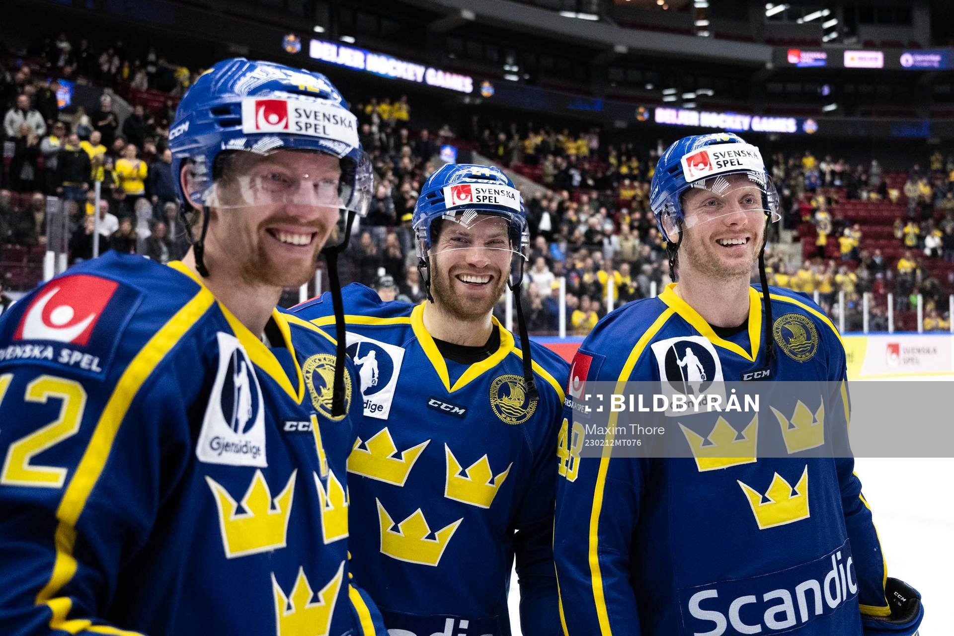 Joakim Nordström, Oscar Lindberg and Carl Klingberg of